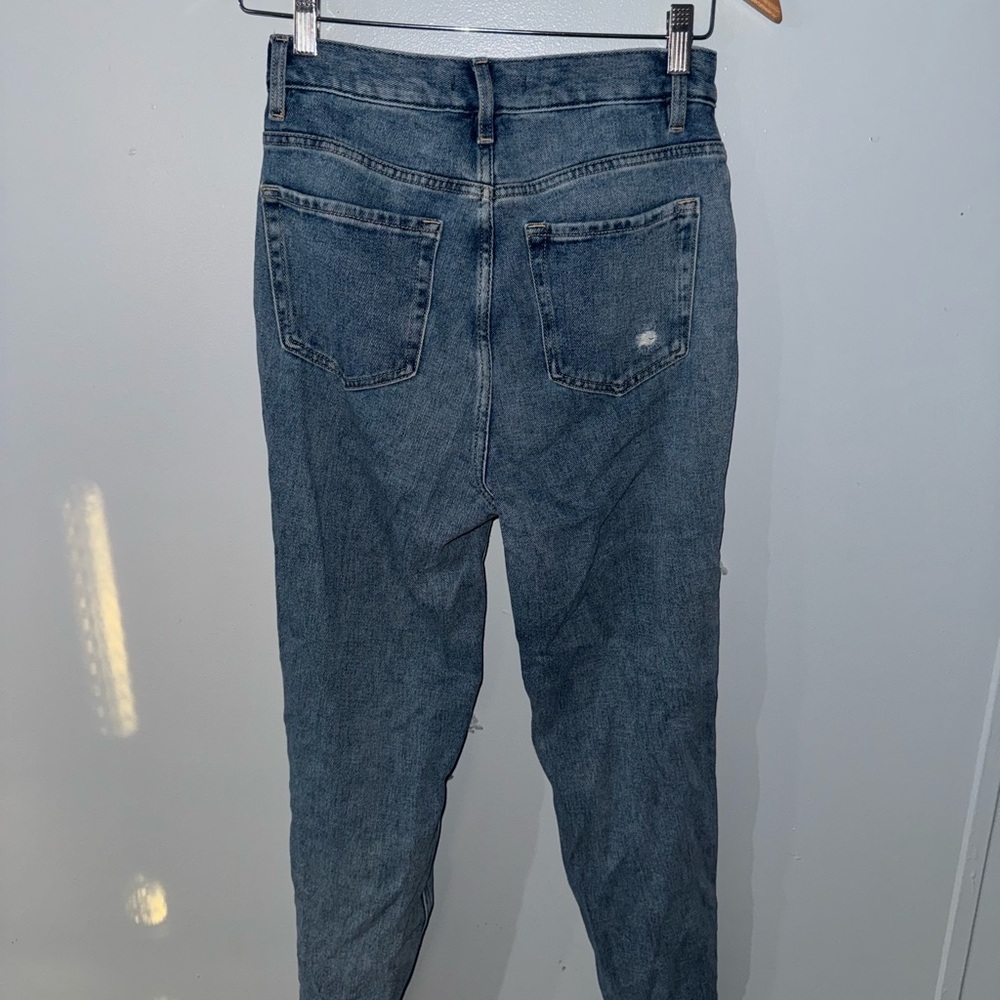 PacSun High Rise Distressed Jeans - Blue - Picture 2 of 4